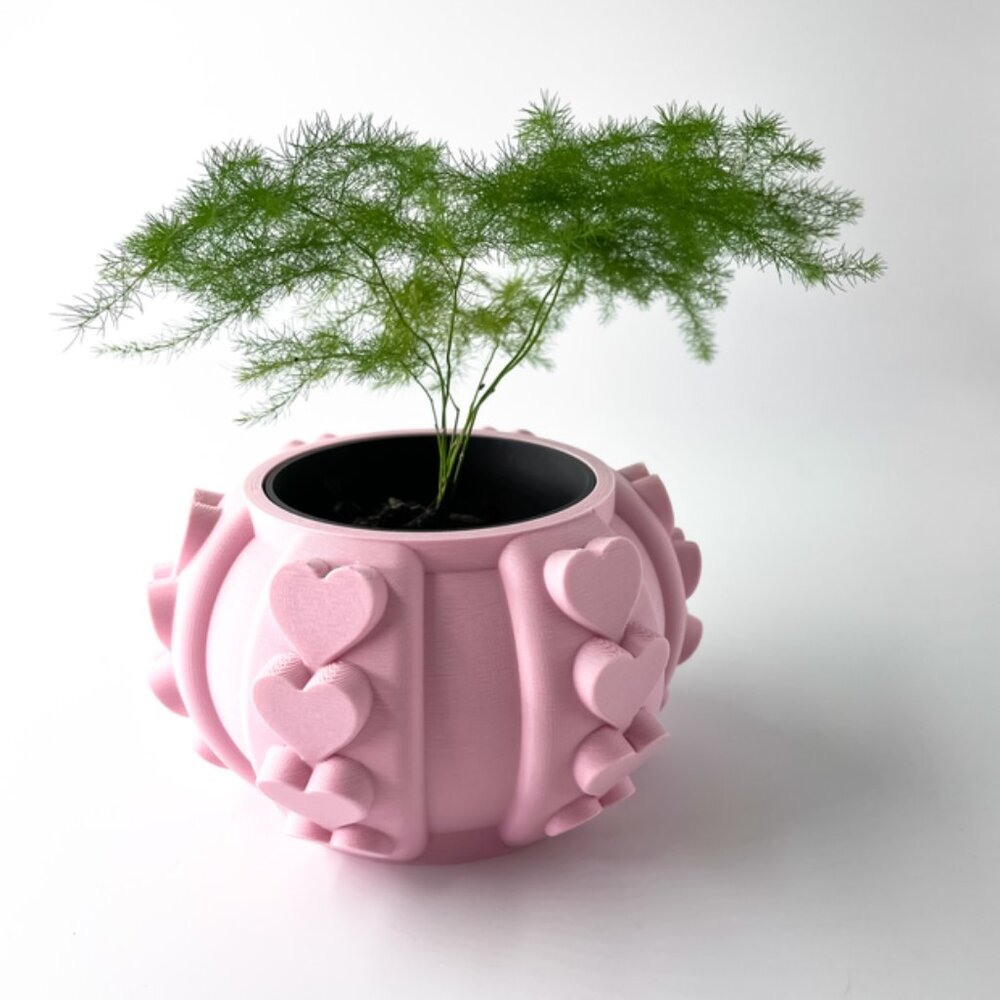 Frenor 3D-Printed Decorative Heart Planter
